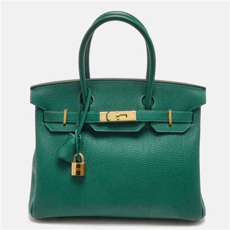 malachite hermes birkin|hermes togo malachite bag.